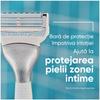 Gillette Venus Intimate Hair Razor for Pubic Area and Sensitive Skin, 1 Handle + 1 Refill Blade, Gentle Shave for Bikini Line, Smooth Results