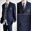 AOTYP Cosplay Uniform Set for High School Includes and Perfect for Cultural and School Available in Black and Size Men's 5-Piece Students, Blazer,