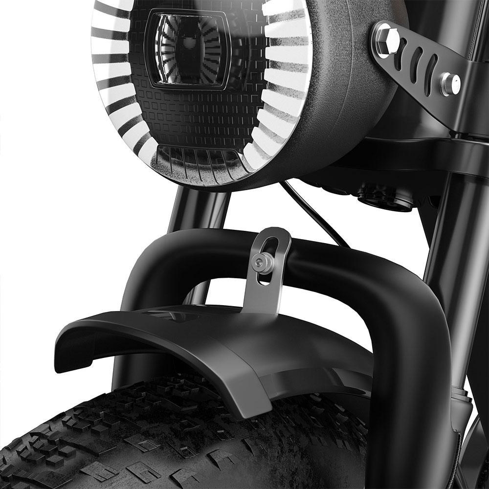 Velopro M9 Electric Bicycle 250W Motor 20" Fat Tire Fully Suspended Adult Electric Bicycle 48V 35Ah Hydraulic Brakes 7 Speed With Alarm