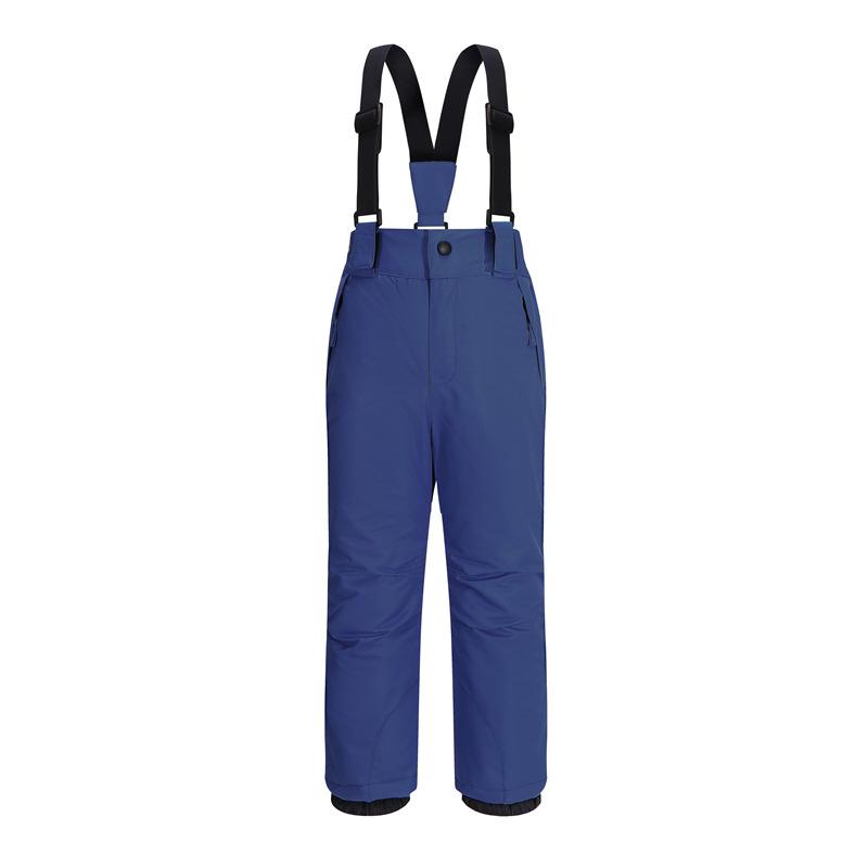 

Детские водонепроницаемые лыжные штаны: Толстая, теплая, модная сноубордическая одежда для мальчиков и девочек 150 (Height 146cm) темно-синий