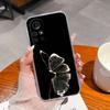 Case For Huawei Nova 8 9 10 11 Pro SE P Smart 2019 2020 Y60 Y70 Cute Black Cat Phone Cover Soft Slim TPU Shockproof Transparent Shell For Huawei Cases