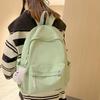 Schultasche für Schülerinnen, weiterführende Schüler, einfarbiger Rucksack