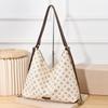 Texturierte Unterarm-Handtasche Damen-Tasche Herbst Neue Mode Vielseitig Bedruckte Retro-Umhängetasche Schultertasche