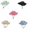 Breathable Bucket Hat Female Beach Sun Hat Outdoor Hiking Fishing Sunproof Hat