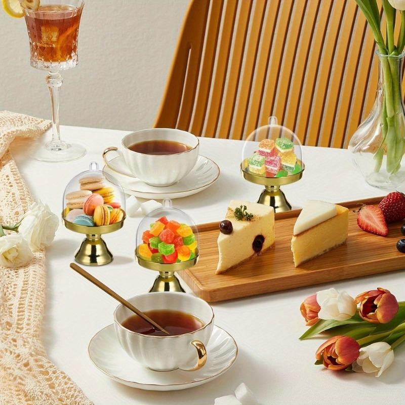 12 buc. Mini suport pentru tort Cutie cu bomboane cutie din plastic pentru petrecere europeană, tavă pentru prăjituri, cutie cu bomboane pentru nuntă