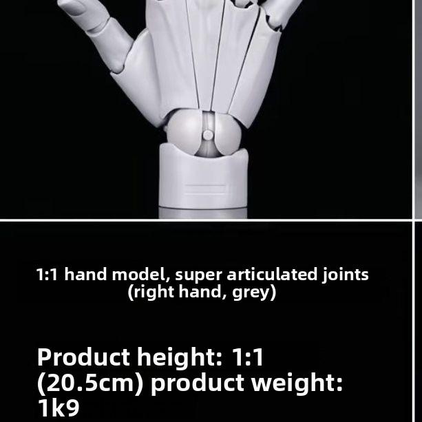 1:1 Equal Ratio Human Hand Joint Super Movable Simulated Hand Reference Hand Movable Manipulator Ornament