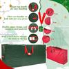 Foldable Christmas Tree Bags PE Christmas Tree Storage Bag Xmas Decoration Wreath Bag To Store Christmas Tree Garland Orangnizer