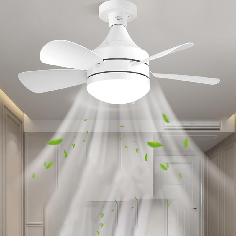 Multifunktionale Deckenventilatorleuchte mit Fernbedienung 3-Stufen-Einstellung 2-in-1 Ventilatorlampe für Küche Schlafzimmer Wohnheim Arbeitszimmer