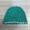 Star Handmade Hollow Knitted Headgear Women's Niche Design Sense Spring and Summer Fashion Breathable Pullover Hat