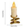 LED Tapered Holiday Clip-On Candles Clip-On Flameless Candle Lights Flickering Clip Candlelight For Living Room Bedroom Party