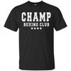Champ Boxing Club Fitnessstudio Training T-Shirt 100% Baumwolle Rundhalsausschnitt Kurzarm Sommer Lässig Herren T-Shirt Streetwear