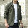 Men's Plus Size Outdoor Windbreaker Jacket - Single Layer Trench Coat for Mountaineering