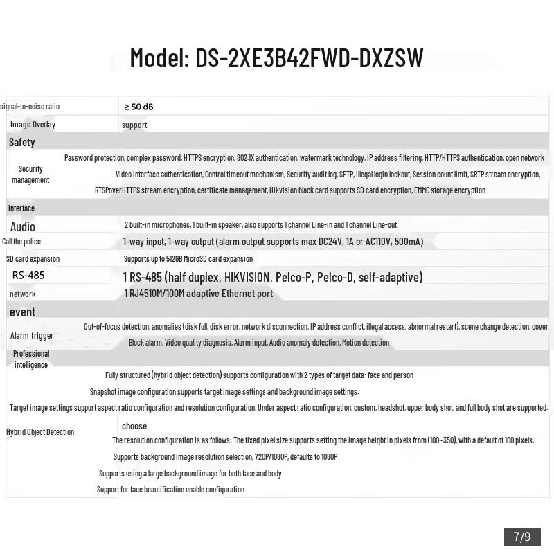 HIKVISION 4MP Wireless Explosion-Proof Smart Dual-Light Zoom Camera CN plug (adapter included)