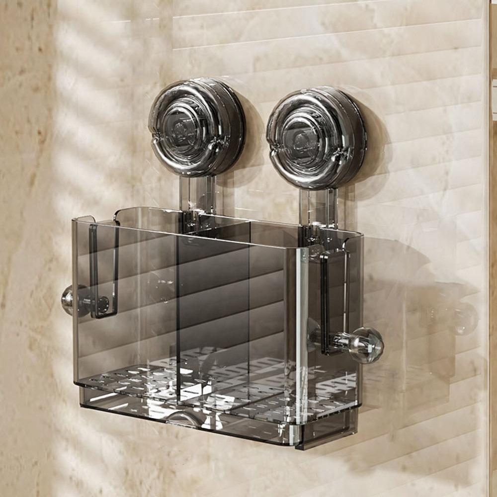 Nástěnný držák na hůlky s přísavkou Plastový držák na hůlky pro domácnost