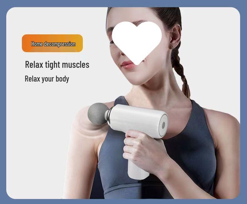 Portable Silent Mini Fascia Gun for Full Body Muscle Relaxation