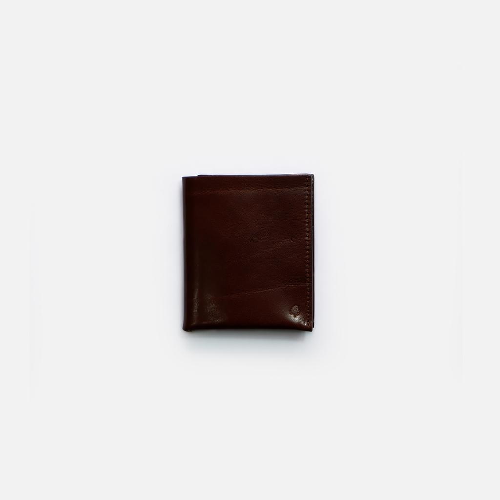 Cone Compact Wallet Dark Brown