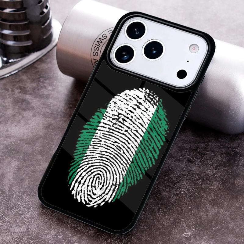 Nigerian flag Phone Case for iPhone 17 16 15 Pro Max Air 14 13 12 11 Plus Shockproof Capa Cover