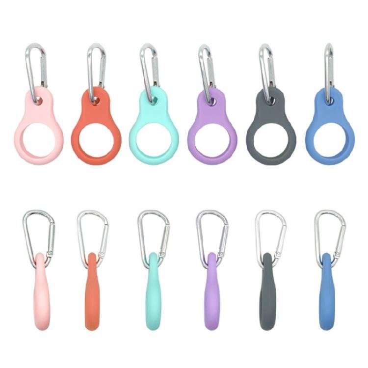 3Pcs Portable Water Bottle Carrying Holder Silicone Hanging Buckles Outdoor Water Bottle Carriers with Carabiner Clip