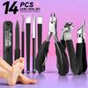 Xiaomi 14pcs Manicure Pedicure Ear Care Set for Daily Home Use And Holiday Gifts. Complete with Nail Clippers Pedicure Tool, Nail Files