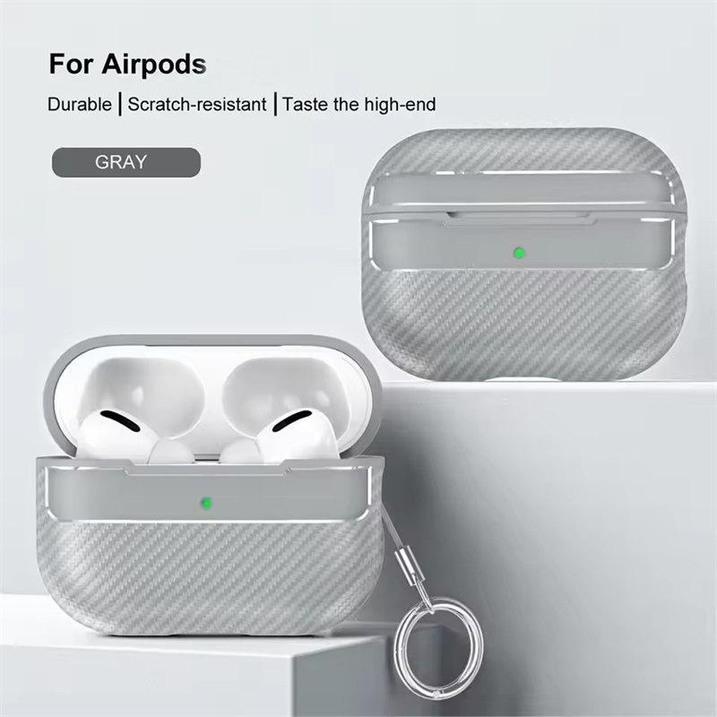 

Для Airpods Pro 2 Чехол Карбоновый чехол для наушников для Apple AirPods Pro 3 Третьего поколения pro 2 usb c Boxs Чехол с крючком AirPods Pro 2
