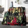 Customiz Name Personality Slayer Logo Blanket Soft &Warm Sofa Office Bed Travel Lunch Break Blanket, Gift Suitable All Seasons
