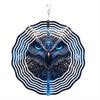 Hanging Wind Spinner Featuring an Eagle Design, This Dynamic Art Wind Chime Comes with a 360° Hook