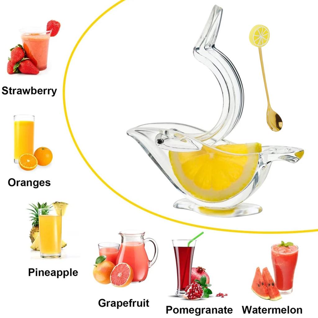 Lemon Squeezer Acrylic Manual Press Lemon Clip Processor Household Orange Citrus Juicers Fruit Pressing Kitchen Accessories