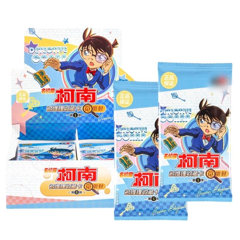 120Pcs/Set Box Genuine Card Detective Conan Classic Anime Characters Shinichi Ran Touichi Rei Shuichi Children's Gift