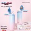 Dilable Gradient Pink Insulated Straw Tumbler