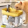 1.5L Cat Water Fountain Auto Filter Pet Cat Drinker USB Automatic Water Drinking Fountain Dispenser Live Water Circulation