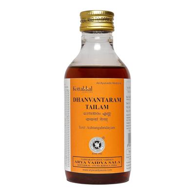 Dhanvantaram Tailam 200 Ml Pack of 1 Herbal Oil for Prenatal, Skeletal and Neuromuscular Care