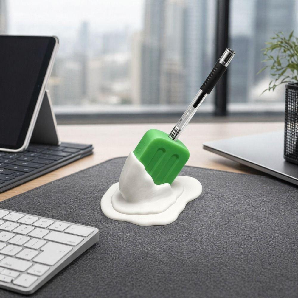 Popsicle Shape Pen Holder 3D Printed Pen Stand Ice Cream Pencil Holder Gift For Enthusiasts