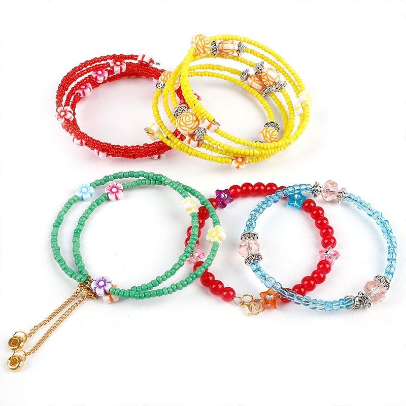 2/3/4 Mm Solid Color Glass Rice Beads Beaded Diy Handmade Necklace Bracelet Beaded Loose Beads Jewelry Accessories Material