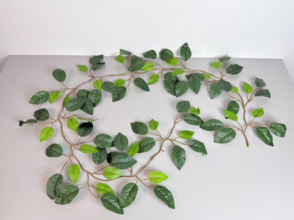 Girlanda liście róży 180 cm