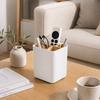 Bamboo Divided Makeup Brush Holder Organizer Flower Vase Toothbrush Holder  Bathroom