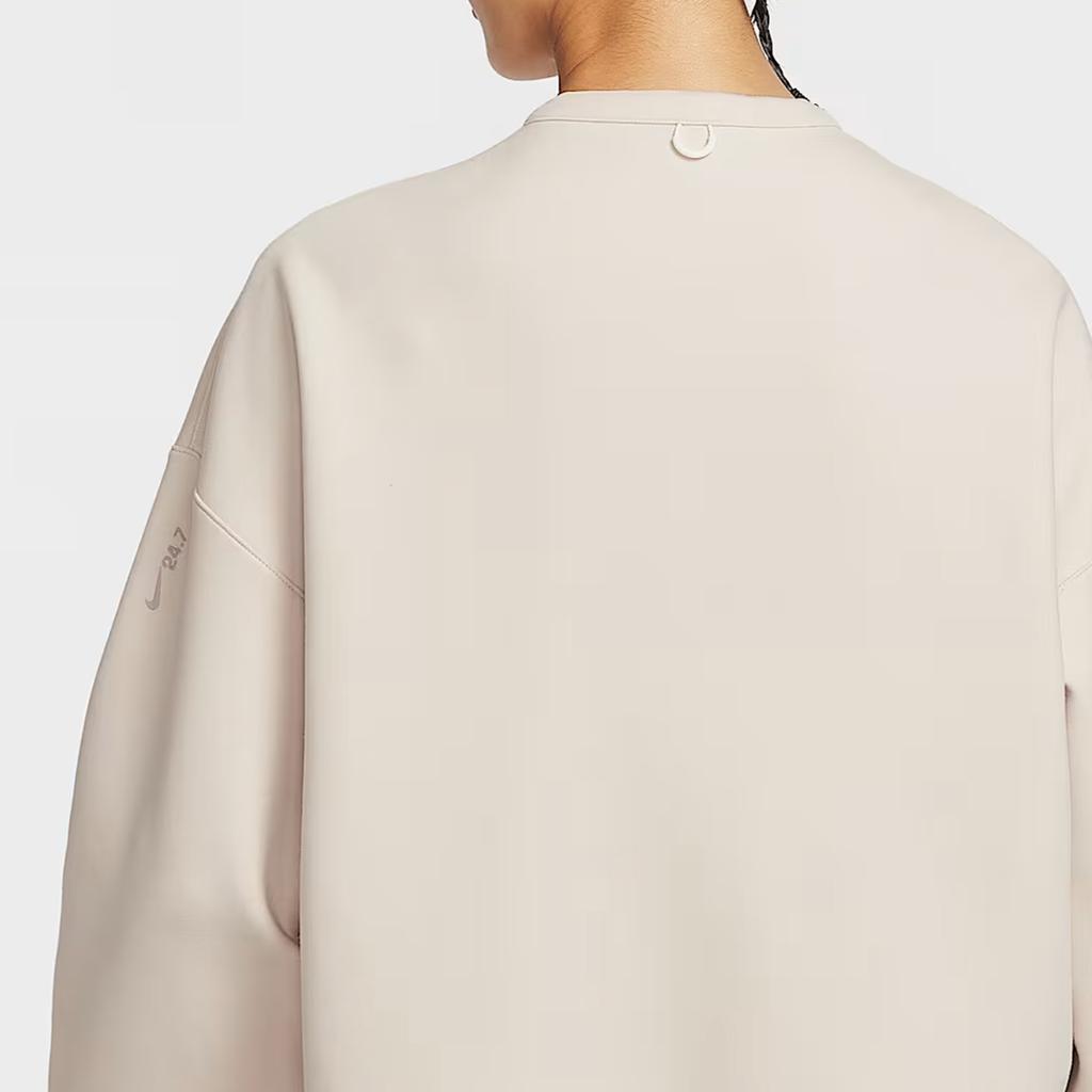 Nike 24.7 ImpossiblySoft Women's Dri-FIT Oversized Crew-Neck Full-Zip Top II5326-104