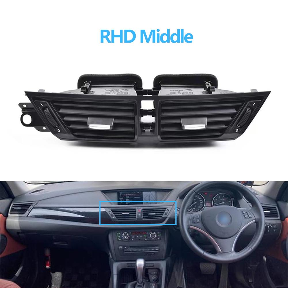 LHD RHD Front Middle Dashboard Air Conditioning AC Vent Grille Outlet Complete Assembly For BMW X1 E84 2010-2015