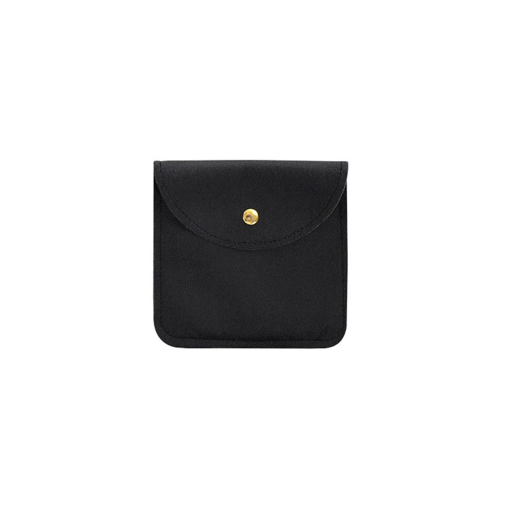 1pc Jewelery Pouch Packaging Bag Soft Velvet Gift Bracelet Necklace Earrings Rings Storage Button Velvet Bag Jewelry Organizer