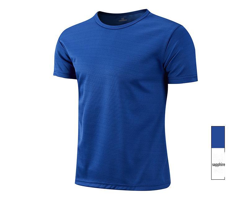 Dziecięca szybkoschnąca koszulka z okrągłym dekoltem i krótkim rękawem z nadrukiem niestandardowego logo