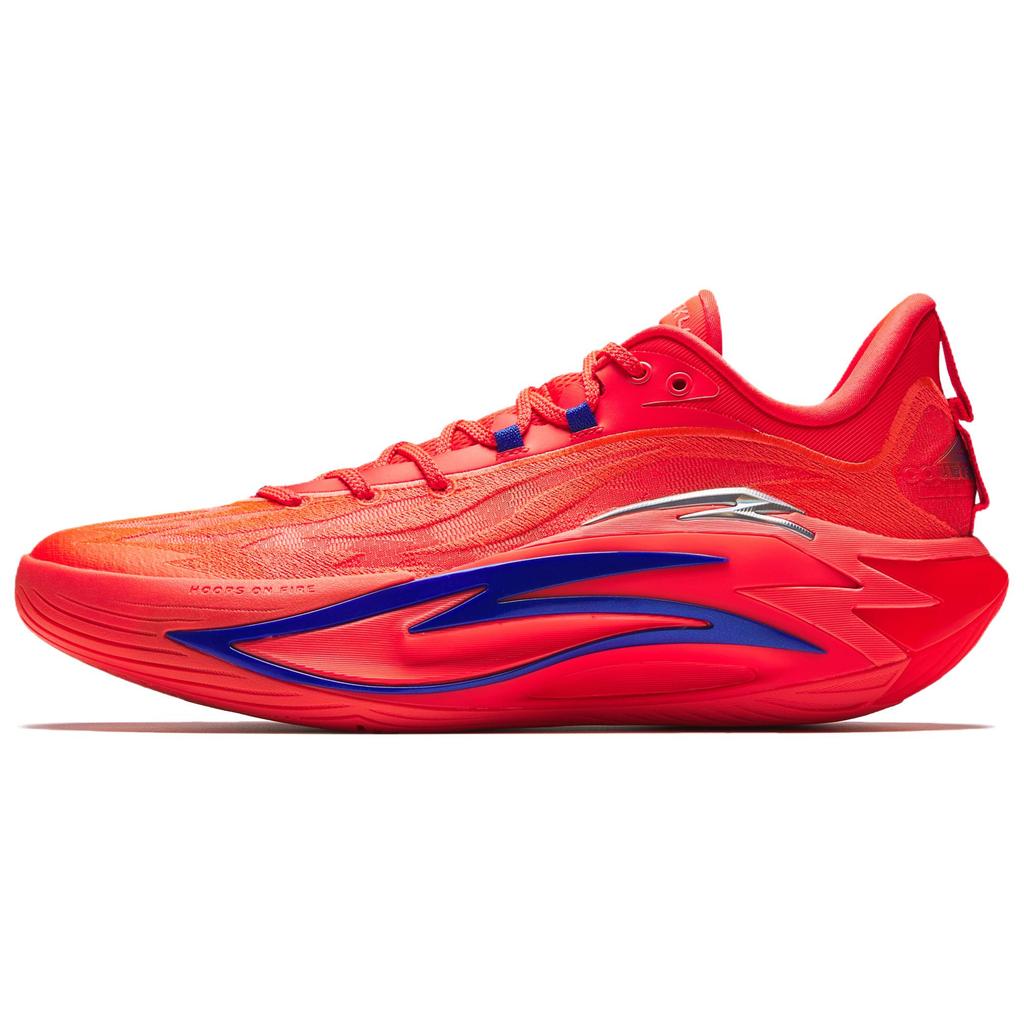 Anta A-Shock Pro Lava Professional Basketball Shoes Men Sneaker Red 112531126-6