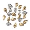 Pack of 50 Elegant Heart Shaped Pendants for Jewelry Crafting Two Color for Various Occasions