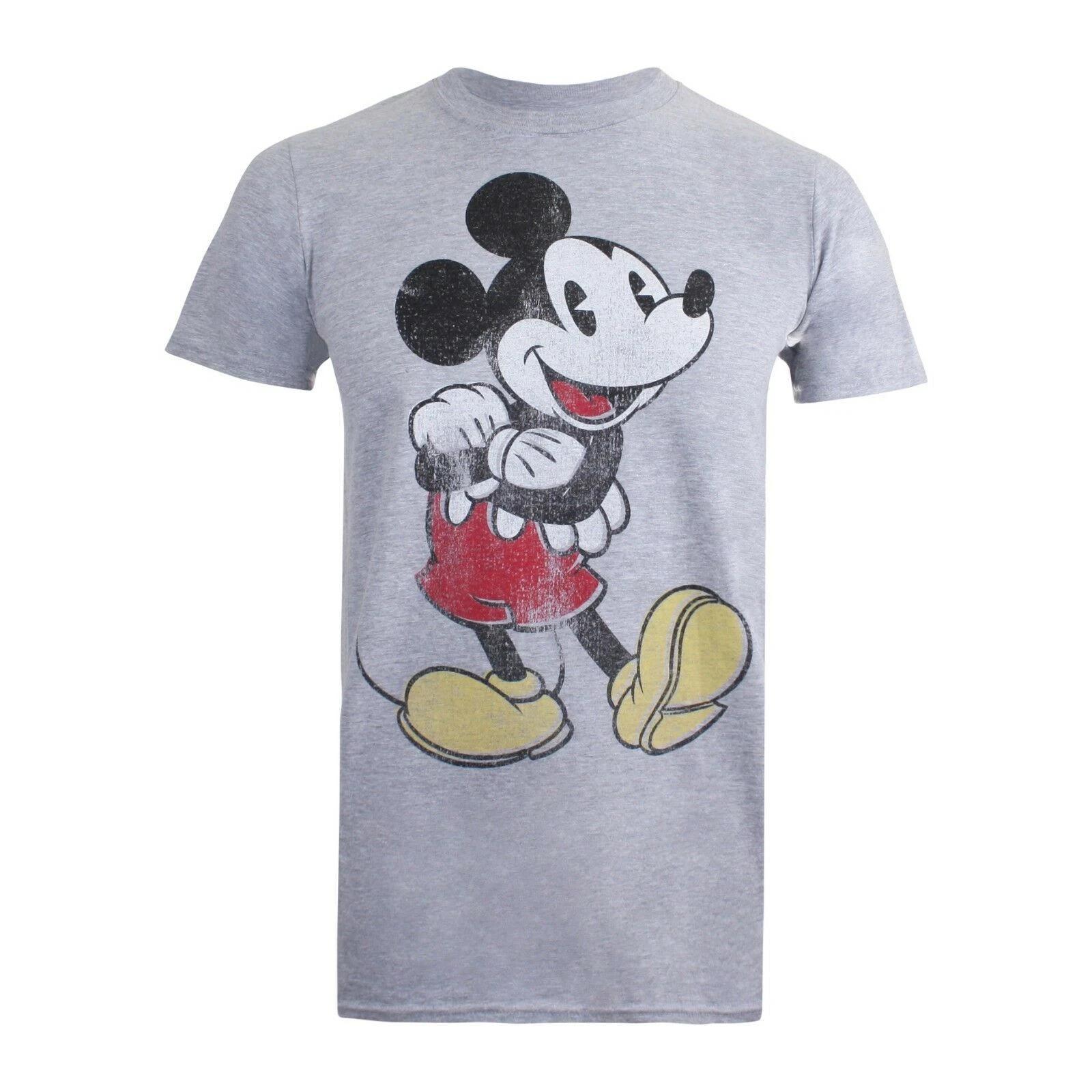 Disney s Men s Mickey Mouse Grey T-Shirt S