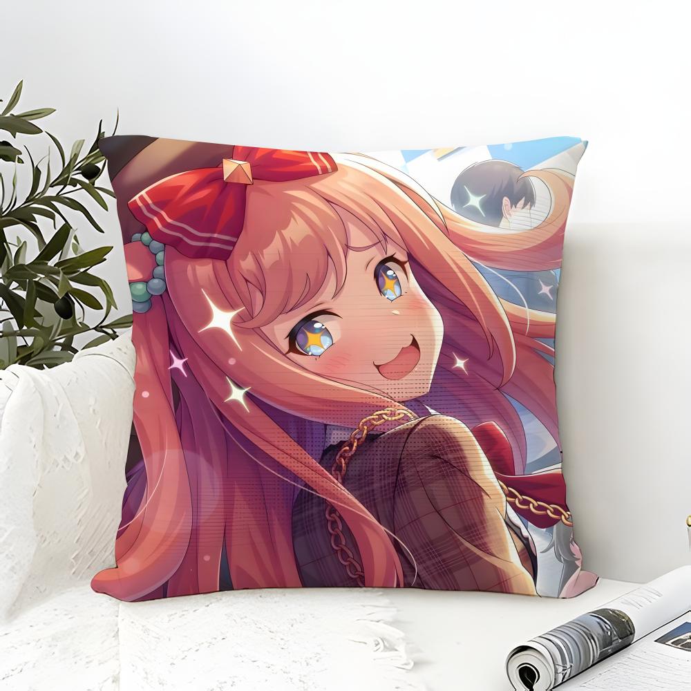 Game Cartoon Uma musume PPretty Derby Pillow Case linen pillow case sofa home decor cushion cover cushion cove