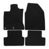 Floor Mats - Nissan - Qashqai 2007-2013 - 4 Pieces - Velour - Non-Slip - Reinforced