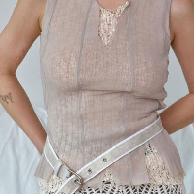 UNDERCONTROL STUDIO LACE Belt/ EYELET / SMOG IV