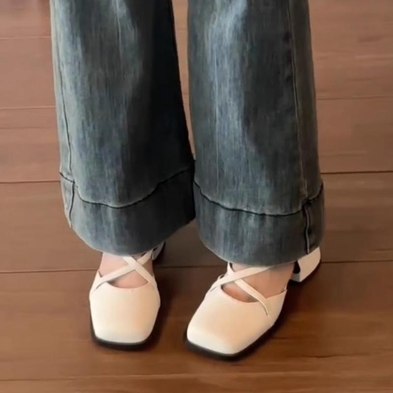 

Нескользящие сандалии с круглым носком, женская повседневная обувь 2025 года, летняя элегантная пляжная обувь в корейском стиле, обувь для вечеринок, женский дизайн 39 абрикосовый