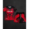 Traje de boxeo conjunto de 2 piezas para hombre camiseta de manga corta con estampado 3D