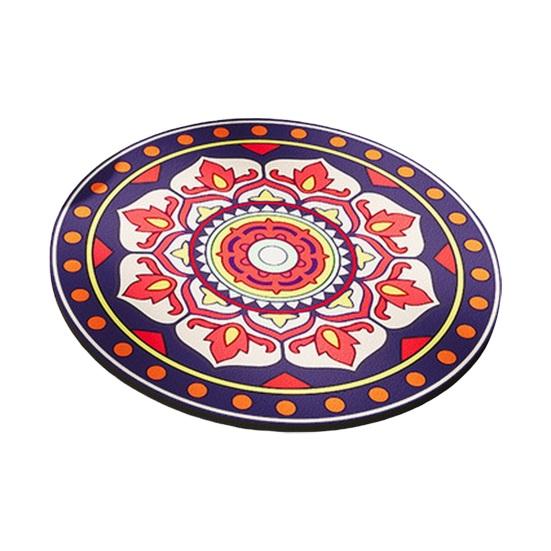 Absorberende underlegg for drinker Sklisikker isolasjonsmatte Ikke-vask gryteholder for salongbord Kjøkkenbar Varmebestandige dekkebrikker