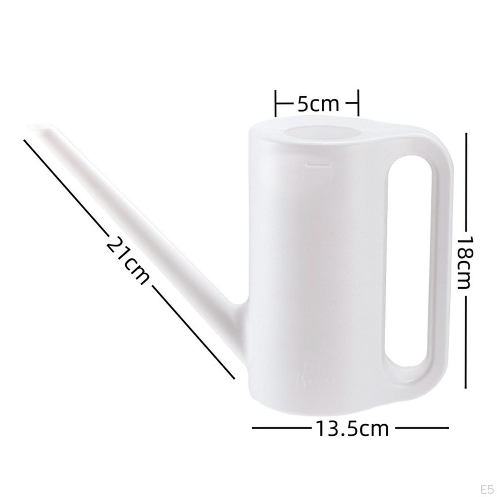Elegant Flower Watering Can with Extended Spout and Comfortable Handle