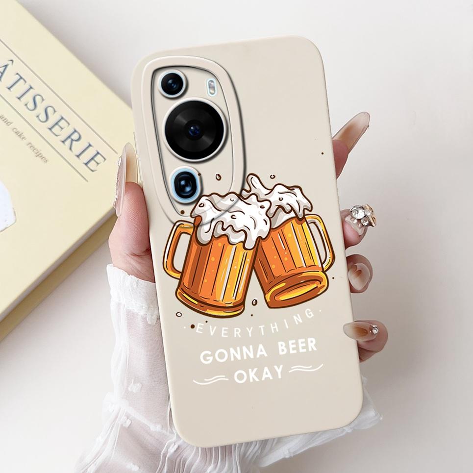 Cover For Huawei P60 Pro P60Art Case TPU 2024 Fashion Luxury Soft Silicone Phone Case For Huawei P60 Camera Protection Bumper